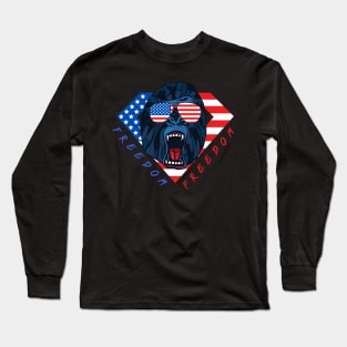 FREEDOM GORILLA Long Sleeve T-Shirt